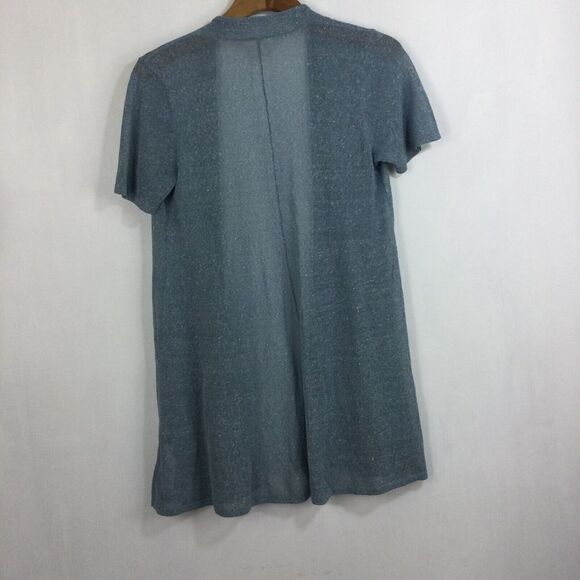 Eileen Fisher Womens Organic Linen Crepe Shimmer Long Cardigan Size Small - Picture 3 of 5